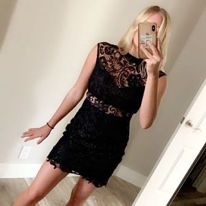 black lace dress!